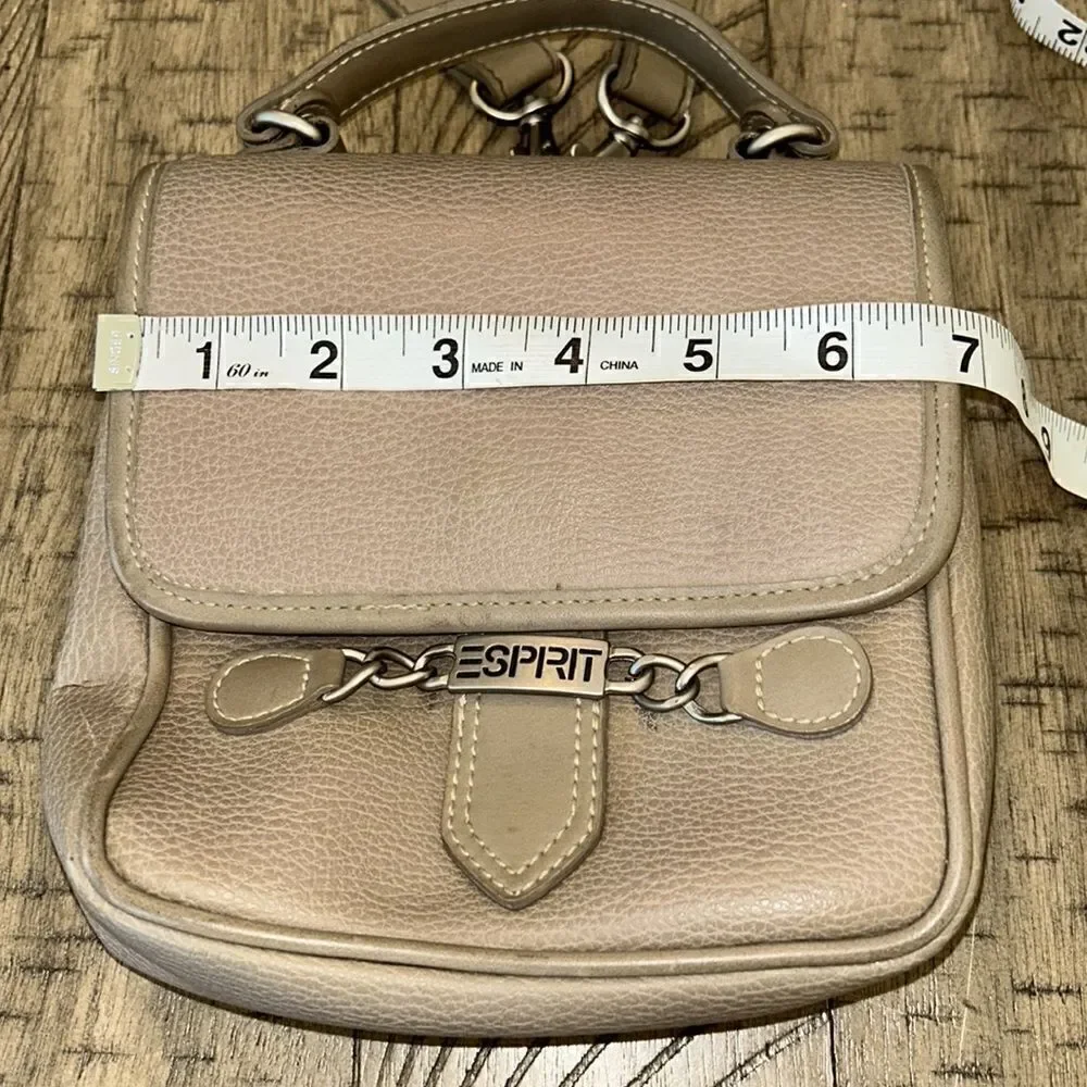 Espirit Vegan Imprinted Leather Look Crossbody and Easy Snap Convenience! ✈️ 🌆